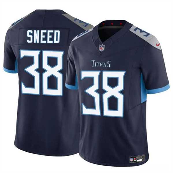 Youth Tennessee Titans #38 LJarius Sneed Navy 2024 F.U.S.E. Vapor Limited Stitched Jersey Dzhi